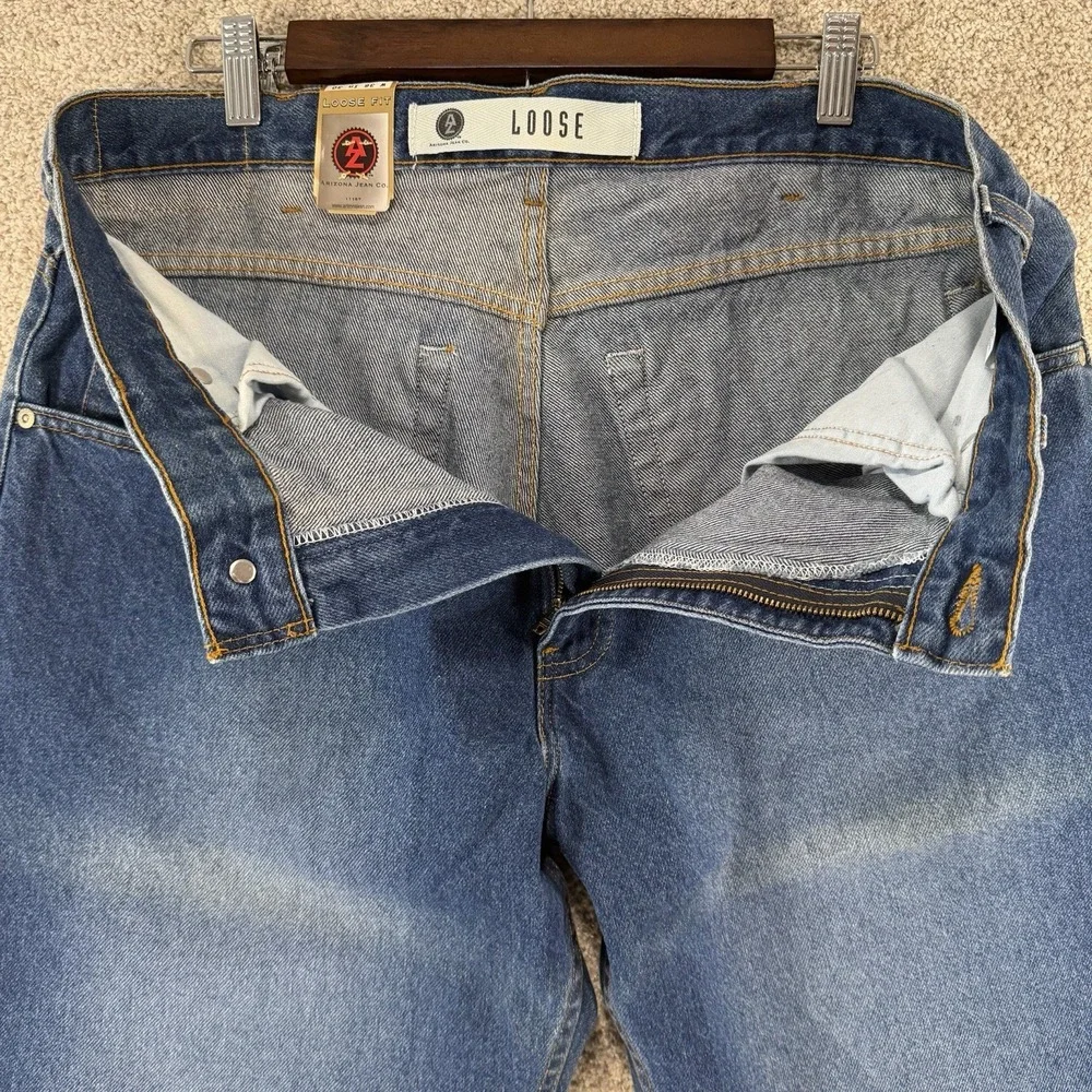VTG Arizona Jeans 36/30 Y2K Loose Fit New Distressed Old Stock Skater Relaxed